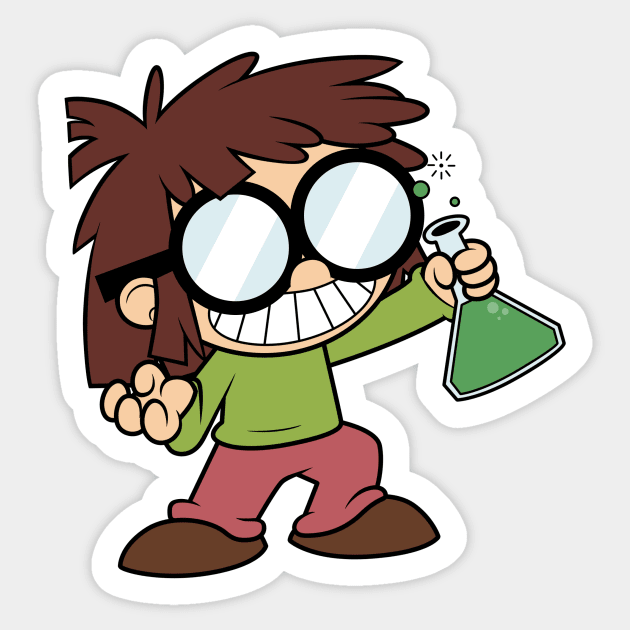 Lisa Loud Mad Science Sticker by Vamos Ramos